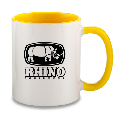 White & Yellow Mug