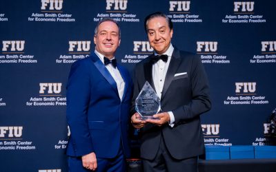 Carlos Díaz-Rosillo -Founding Director of The Adam Smith Center for Economic Freedom and Javier Cárdenas - President and CEO of Rhino Equipment