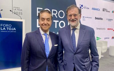 Javier Cárdenas, CEO of Rhino Equipment and Mariano Rajoy, President of the Government of Spain (2011–2018)